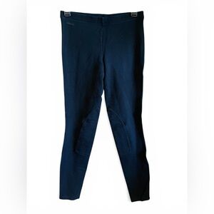 Vintage Polo Ralph Lauren Black Riding Tights Knit Leggings Equestrian Small